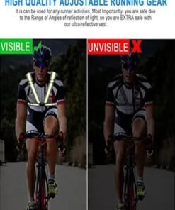 ZCM-HAPPY 2 Piece Reflective Cycling Safety Vest - Image 4