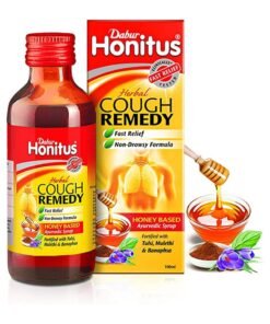 Dabur Honitus Herbal Cough Remedy Ayurvedic Syrup 100Ml