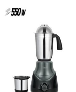 Impex 2-in-1 Blender Mixer Grinder 550W – Powerful Motor, 3 Speed + Pulse, Stainless Steel Jars & Blades, Overload Protection, Multipurpose Kitchen Appliance 550 W BL 319C Black