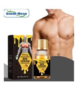 SOUTH MOON Men Therm Bee Venom Gynecomastia Heating Oil, Men Therm Bee Venom Oil for Strengthen The Chest Muscles 15ml
