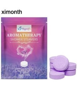 ximonth Shower Steamers Aromatherapy, Shower Bombs Birthday Gifts, Organic With Chamomile Rose Lavender Mint Watermelon Eucalyptus Essential Oil, Vapor Steam Tablets - Relaxation Gifts For Women 7PCS