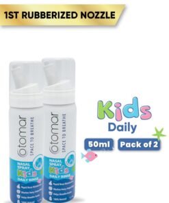 otomar Daily Rinse Kids Nasal Saline Spray 50 ML Pack Of 2