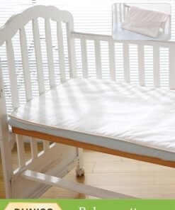 DUNISO Baby Crib Mattress，Baby Quilt,Anti Slip Mat，Baby Crawling Pad，140x70cm，Breathable Fabric，Can Be Used for Children's DIY Canvas