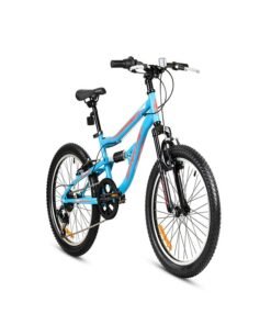 Alternative view of Spartan Mach 2.0 Kids Mountain Bike | 20 Inch Wheel Size | 7 Speed Shimano Gear | Turquoise Color