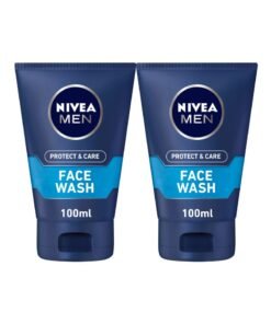 Nivea Face Wash Cleanser Protect And  Care Active Charcoal Pack of 2