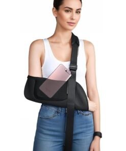 Mesh Arm Sling with Waist Strap - Breathable Shoulder Immobilizer for Shoulder, Arm, Wrist, and Elbow Injuries - Suitable for Men and Women, Left or Right