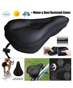 1PCS 3D Soft Thickened Gel Bicycle Seat Cover Breathable, Anti-Slip Mountain Bike Saddle Cushion Pad for Long-Distance Riding-29x19x2.9cm - Image 4