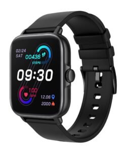 AROAQ Smart Watch, 1.7" Large HD Display Fitness Tracker Watch, Ip67 Waterproof Long Battery Life Smart Wrist Watch, Heart Rate Sleep Monitor Health Monitor Watch with 28 Sports Mode, (Black)