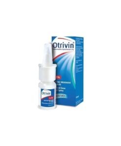 Otrivin 0.1% Menthol Nasal Spray for Unblock Nose with Cooling Sensation 10 ml