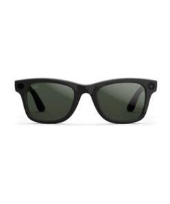 Meta RAY-BAN Wayfarer (Gen 2) Shiny Black Frame Clear to Graphite Green Transitions Lens Standard High bridge Shiny Black Clear to Graphite Green Transitions