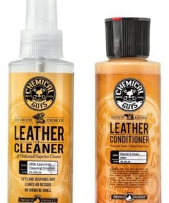 Chemical Guys Leather Cleaner and Conditioner Complete Leather Care Kit