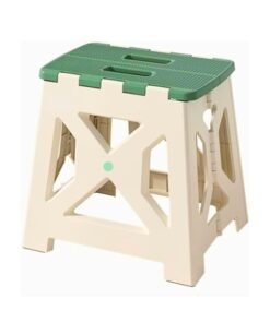 VIO Folding Step Stool 13.4 Inch 34 CM Strong Foldable Heavy Duty Stool Compact Space Saving Non Slip Folding Camping Seat Lightweight Space Saving Step Stool Plastic Stool for Kitchen Home Office Bathroom Stool for Adults Withstands Up To 300 LBS Stool for Kids Backyard Outdoor Picnic Beach Hiking Fishing