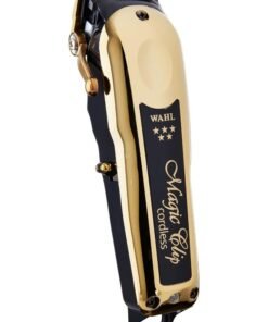Wahl Professional 5 Star Magic Clip Gold | Cord-Cordless | 8 Premium Clipper Attachment Combs | DLC Staggertooth Blade | 3 Pin - GCC
