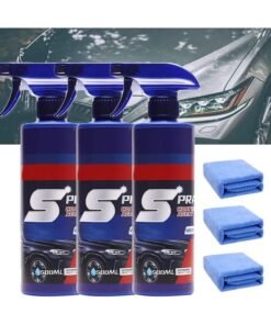 Car Coating Agent Spray , Car Paint Waxing Glazing Crystal Liquid Spray, Spray Coating Agent, 3 in 1 Ceramic Car Coating Spray High Protection Universal Quick Car Coating Spray