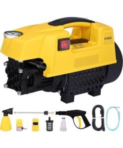 BlueFire Car Washer High Pressure Pump 1800W | 120 Bar | 6.5L/Min Flow Rate | Corded Electric | Durable & Powerful Pressure Washer with 5m Hose, Spray Gun & Water Filter | Portable Cleaning Machine for Car, Bike, Home, and Outdoor Use