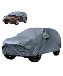 Motim Full Car Covers SUV Cover 530*200*185 CM, Waterproof Dustproof Multi-Layers Full Car Cover with Zipper, Rain Sun UV Protection All Weather Scratch Resistant for SUV, YXXL