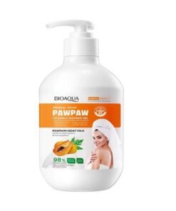 BIOAQUA Papaya Shower Gel for Skin Lightening and Nourishment 480ml