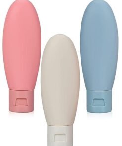 CARTSHOPPER Travel Bottles for Toiletries, Pack of 3 Travel Shampoo Bottle Set, Travel Toiletry Bottles, Travel Containers for Toiletries, Small Bottles for Travel Leakproof Mini Travel Essentials