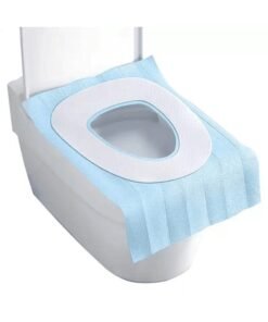 10PCS,Disposable Thickened Waterproof Toilet Seat Cover Individually Packed Toilet Mat for Postpartum Women Travel Hotel Toilet Seat Paper