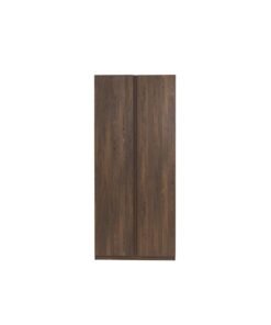 Infinity 2 Door Wardrobe With Hanger | Modular Wardrobe | Modern Design Storage For Bedroom L100xW59xH230cm - D.Walnut