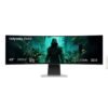 Samsung 49 Inch Smart Gaming Monitor G9 Odyssey OLED Glare Free Smart Dual QHD with 240Hz refresh rate, 0.03Ms Response Time,  Screen Curvature 1800R, build in Speaker, Height Adjustment, Screen Saver & Active Eye Saver, FreeSync Premium Pro G-Syn, Switch+ LS49DG952SMXUE White