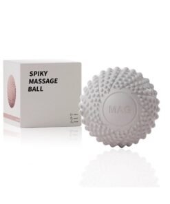 Loucky 6.5cm Massage Balls for Myofascial Release & Trigger Point Therapy, Lacrosse Massage Balls with 3D Massage Points & Magnetic Therapy – Suitable for Back, Neck, Shoulders, etc. (1 Pack, Gray)