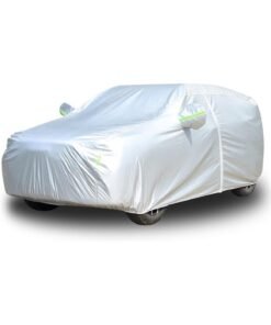SUPER 5 Car Covers Waterproof All Weather for ​SUV/Sedan/Hatchback, Sun Shield Car Hood Universal Cover, Outdoor Full Cover Rain Sun UV Protection Car Protection, Tight Smooth Non-Abrasive