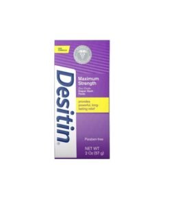 Desitin Maximum Strength Baby Diaper Rash Cream With 40% Zinc Oxide Travel Size 2 Ounce