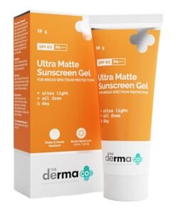 The Derma Co. Ultra Matte Sunscreen Gel With SPF 60 PA+++ 50g