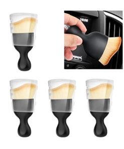 4pcs Soft Car Detailing Brushes Portable Cleaning Brush Dashboard Air Outlet Gap Dust Removal Clean Brushes Home Office Detailing Clean Tools For Car Keyboard