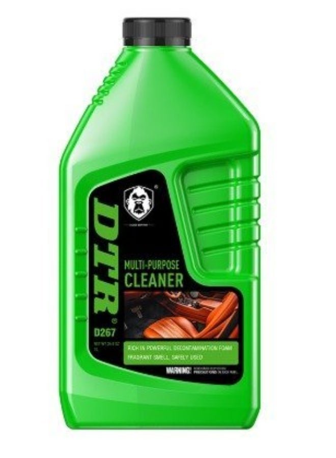 DTR Multi-Purpose Car Interior Cleaner 1L – Dashboard, Seats & Leather Shine – Powerful Foam Formula