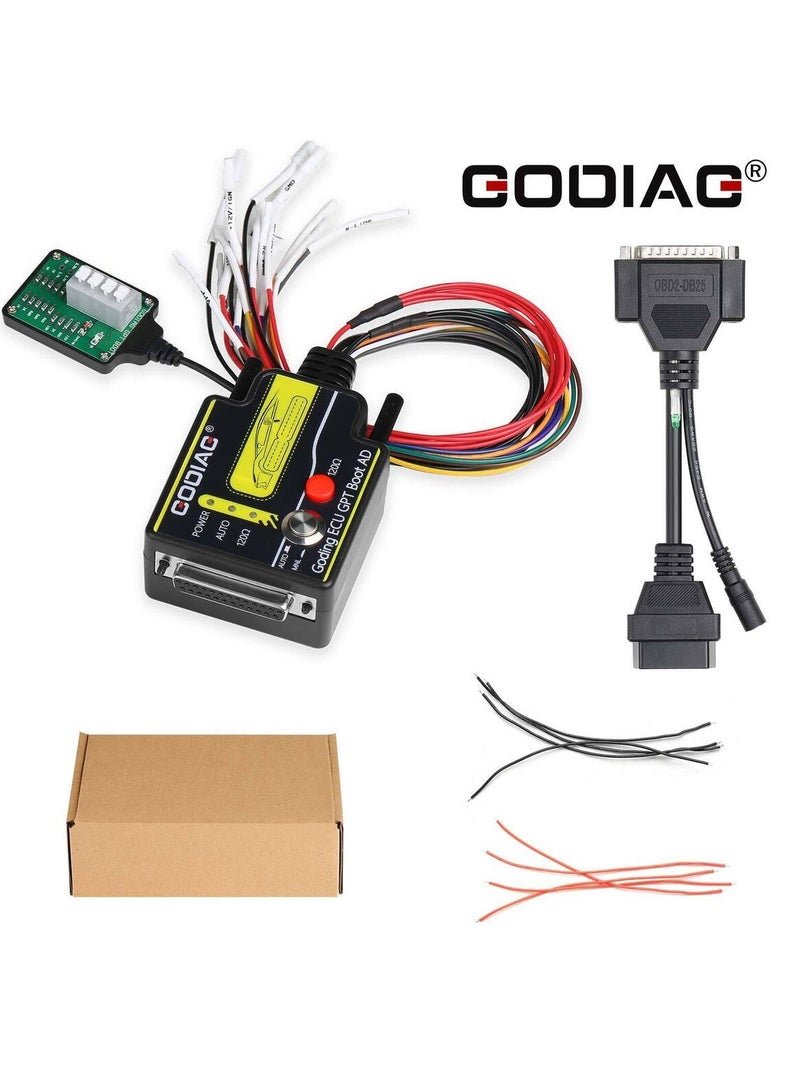 GODIAG ECU Gpt Boot Ad Connector for Car ECU Reading Writing No Need Disassembly for J2534 Openport PcmFlash FC200 kt200 foxflash kess Programming Tool