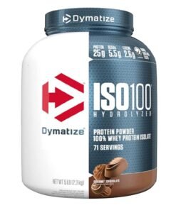 Dymatize ISO 100 Hydrolyzed Protein Powder, Gourmet Chocolate - 5lbs (71 Servings)