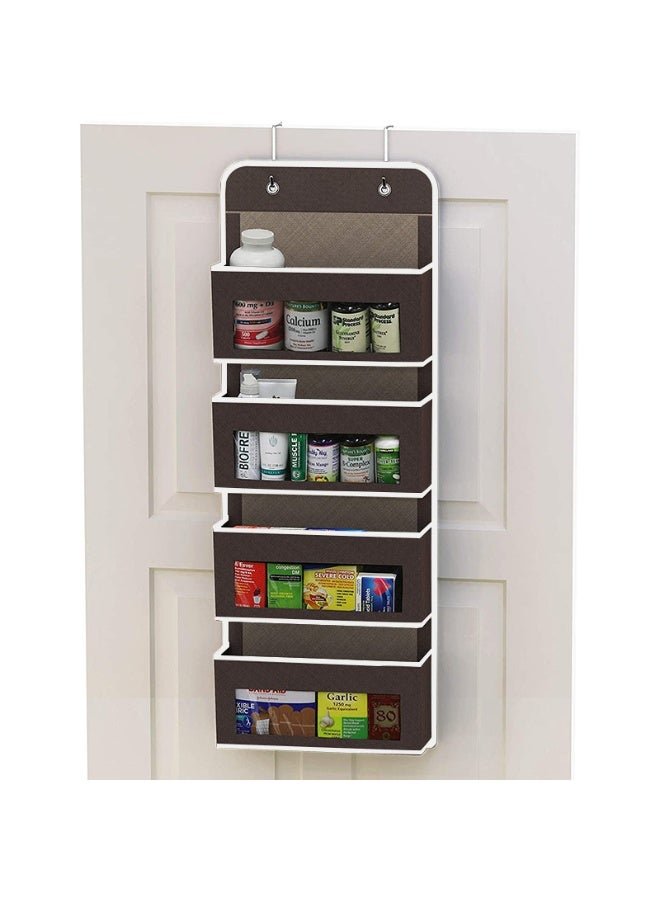 NeeMee 5-Layer Non-Woven Fabric Over-the-Door Pocket Organizer - Large Capacity Home Bedroom Storage