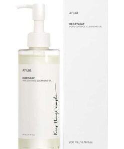 Anua Heartleaf Pore Control Cleansing Oil, Oil Cleanser for Face, Makeup Blackhead Remover, Double Cleansing, Facial Cleanser, Mild Ingredients, Korean Skin Care 6.76 fl oz(200ml) 200ml