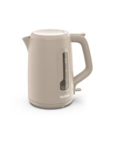 TEFAL Morning Kettle | One-Cup Indicator | One-Handed Opening | Easy to Clean | Removable Anti-Scale Filter | 360° Rotational Base |  Auto-Off | 1.7 L 2400 W KO2M0B27 Fair Grey