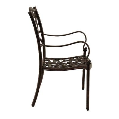 Arm Chair -Santorini Style-60x62x92Cm-Aluminum-1Year - Image 4
