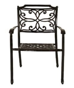 Arm Chair -Venice Style-60x60x91Cm-Aluminum-1Year - Image 4