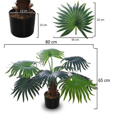 Artificial Arica Palm Plant About 65cm - Image 4