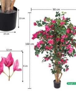 Artificial Bougainvillea Plant 1.6 Meters High - Image 3