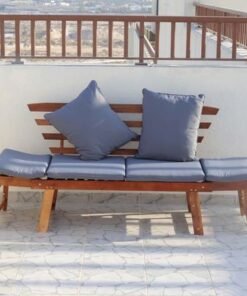 Solid Acacia Wood Chair Outdoor - Image 3