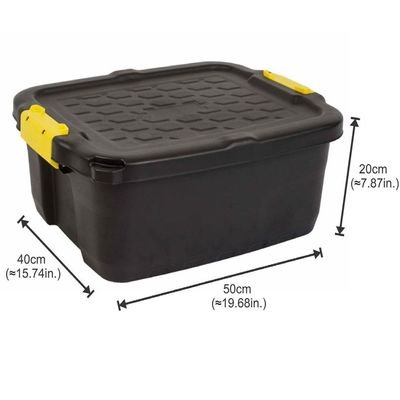 Strata, Made In Uk, 24 Litres Heavy Duty Outdoor Storage Box, 50L X 40W 20H cm - HTC-STR-755 - Image 4