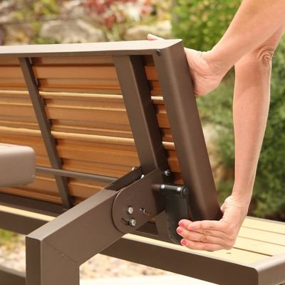 Lifetime, Convertible Bench, 55.5", 2 year limited warranty, Colour Light Brown - Image 4