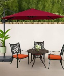 Aluminum & Steel Parasol- Mini Roma turning 360˚-197×48×8-1 year Warranty - Image 4