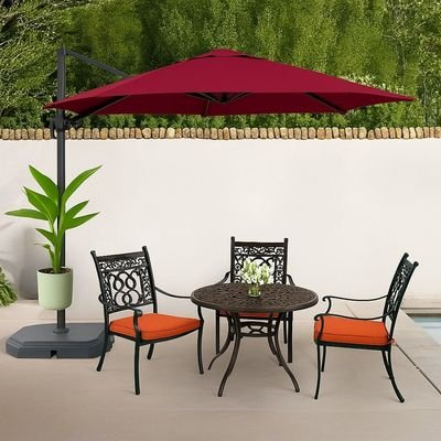 Aluminum & Steel Parasol- Mini Roma turning 360˚-197×48×8-1 year Warranty - Image 4