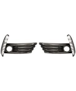 Dlaa Pack of 2 TY877-L2LED High Power Daytime Running light Frame with wires Suitable for Corolla 2017-2018