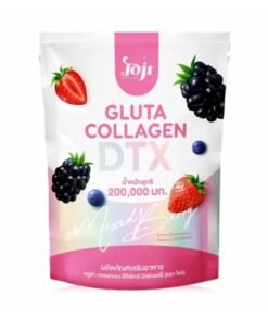 Joji Gluta Collagen DTX Mixed Berry 200000mg | Daily Detox & Collagen Drink for Skin Vitality & Glow
