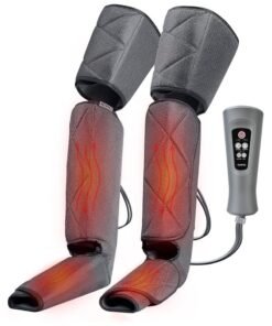 RENPHO Leg Massager With Heat For Circulation Air Compression Calf Thigh Foot Massage Adjustable Wraps Design