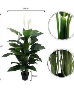 Artificial Tree Green/White 155x90cm