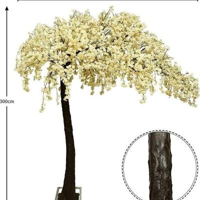 Decor Artificial Cherry Blossom Tree 3 Meters High Artificial Plant Silk Cherry Flowers Branches - Image 4